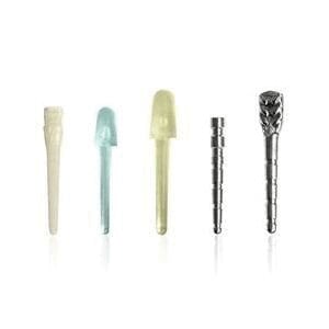 Parkell C-I Stainless Steel Post Refill, #4 Fine, Flat-Head, 20/Pkg with C Drill, S125