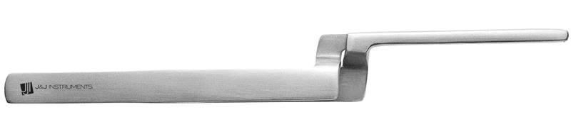 Articulating Paper Forcep, Straight Serrated, Stainless Steel