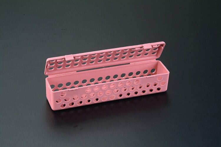 Instrument-Steri Container, Seagreen, 8" x 1.75" x 1.75"