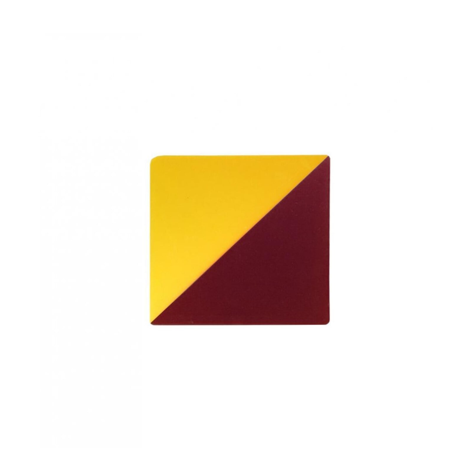 Pro-Form Mouthguard Laminates Dual-Color, 0.160" (4mm), 5" x 5", Maroon/Yellow, 12/Pkg, 9598300