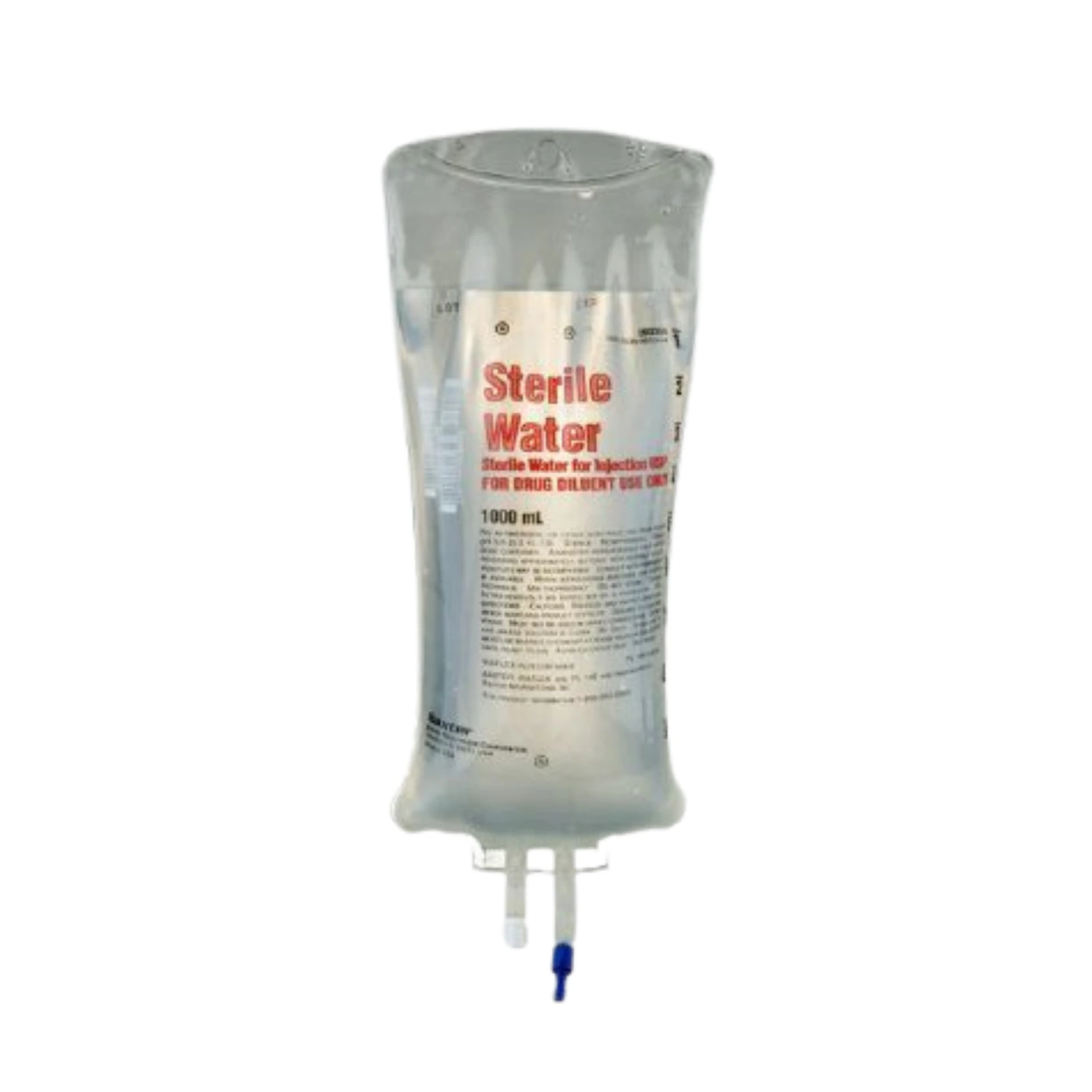 Baxter Sterile Water for Injection USP, 1000 mL VIAFLEX Plastic Container, 14/Case