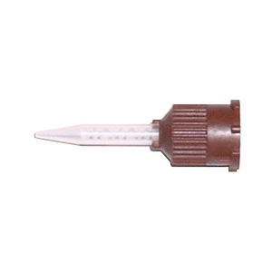 Brown Mixing Tips T-Style for Temporary Cement, 25/Pk
