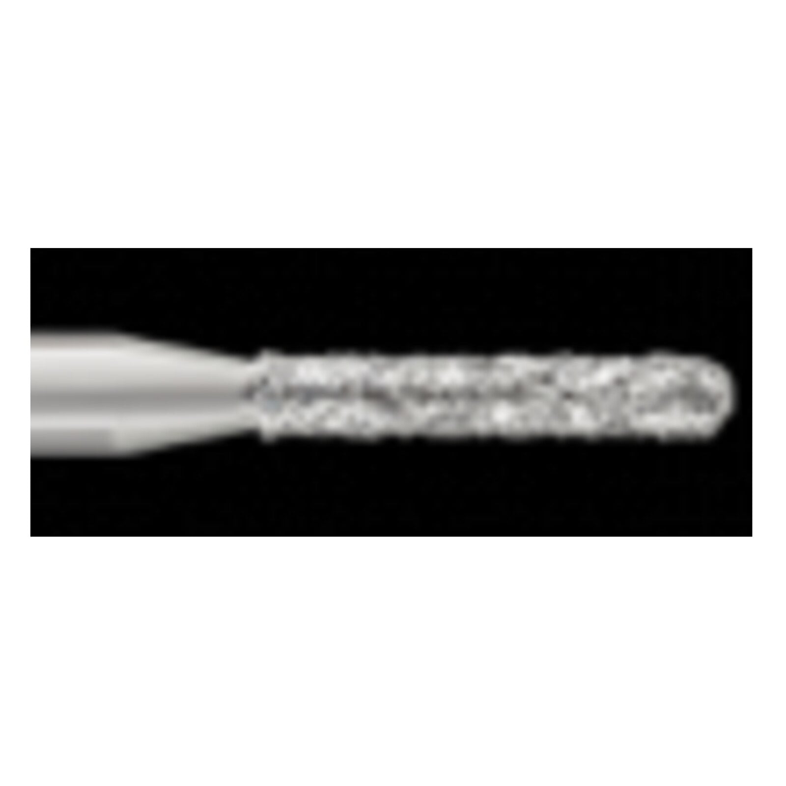 SS White Piranha Diamond Bur 880-012M, FG, Medium Grit, Round End Cylinder, Single-Use, 25/Pk