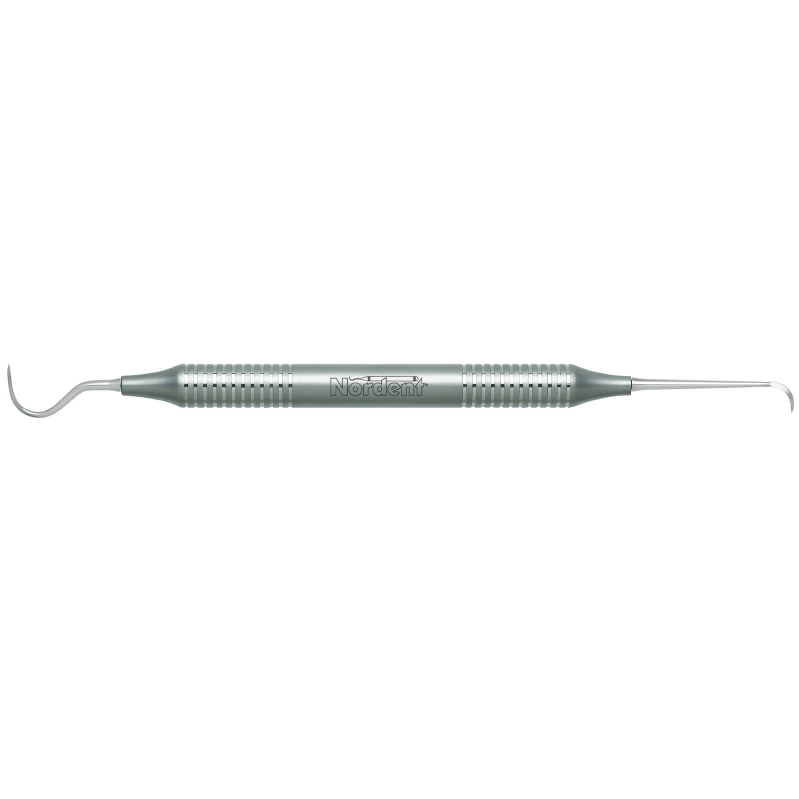 Nordent Classic Scaler DE Anterior Sickle Towner #U15-Whiteside W2, DuraLite® Round Handle, Double-Ended