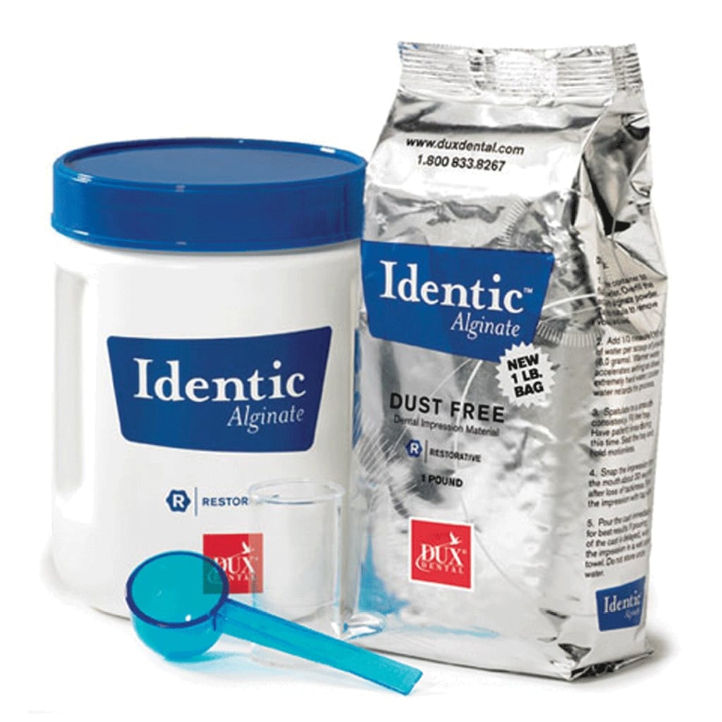 Kerr Identic Dust Free Fast Set Alginate Impression Material, Cinnamon Scent, 22 lb Canister