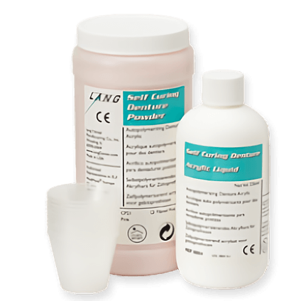 Flexacryl Hard Package Fibered Pink, 1 lb (454g/236mL), Powder and Liquid