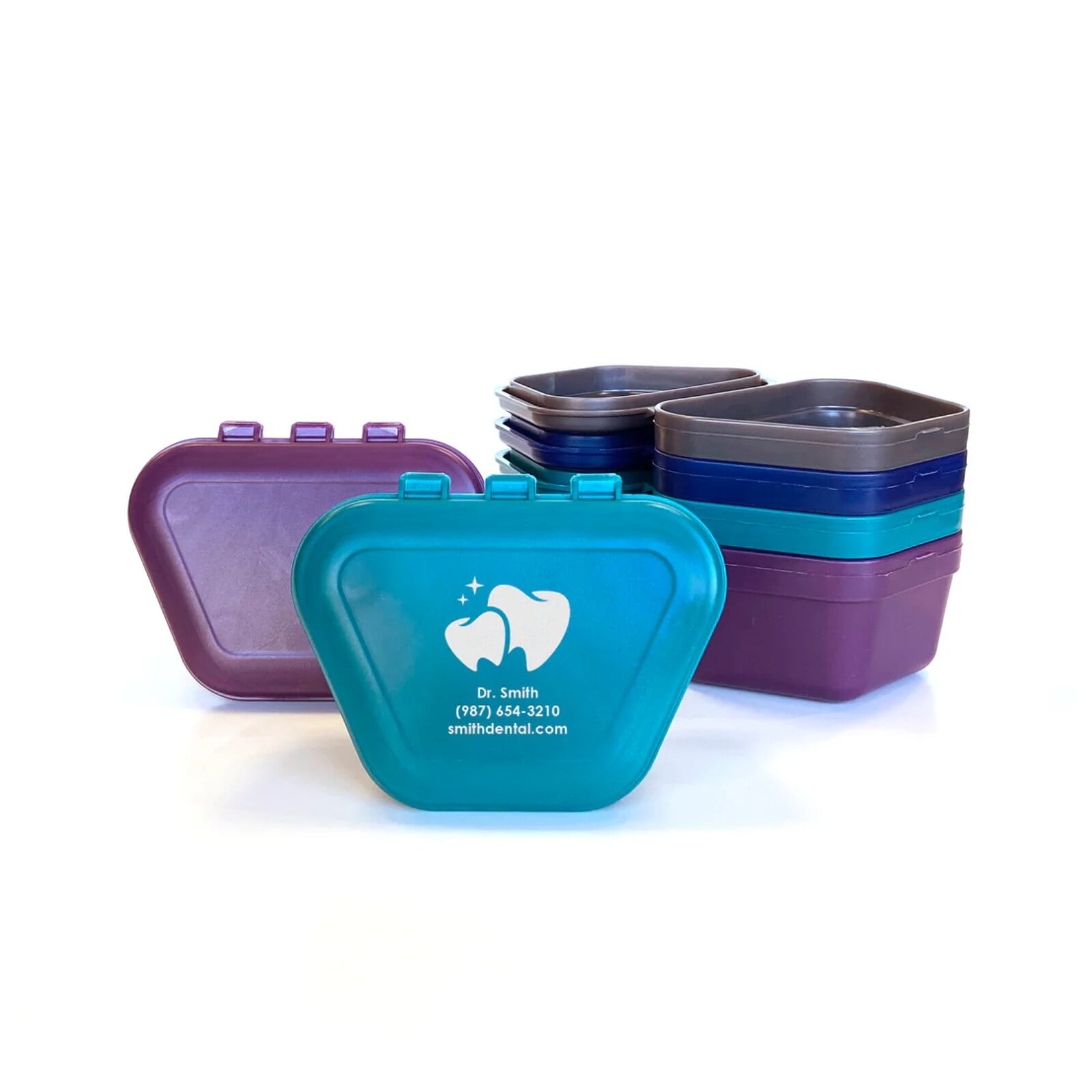 Zirc Imprinted Denture Box, Assorted Colors, 144/Pack, 30V800