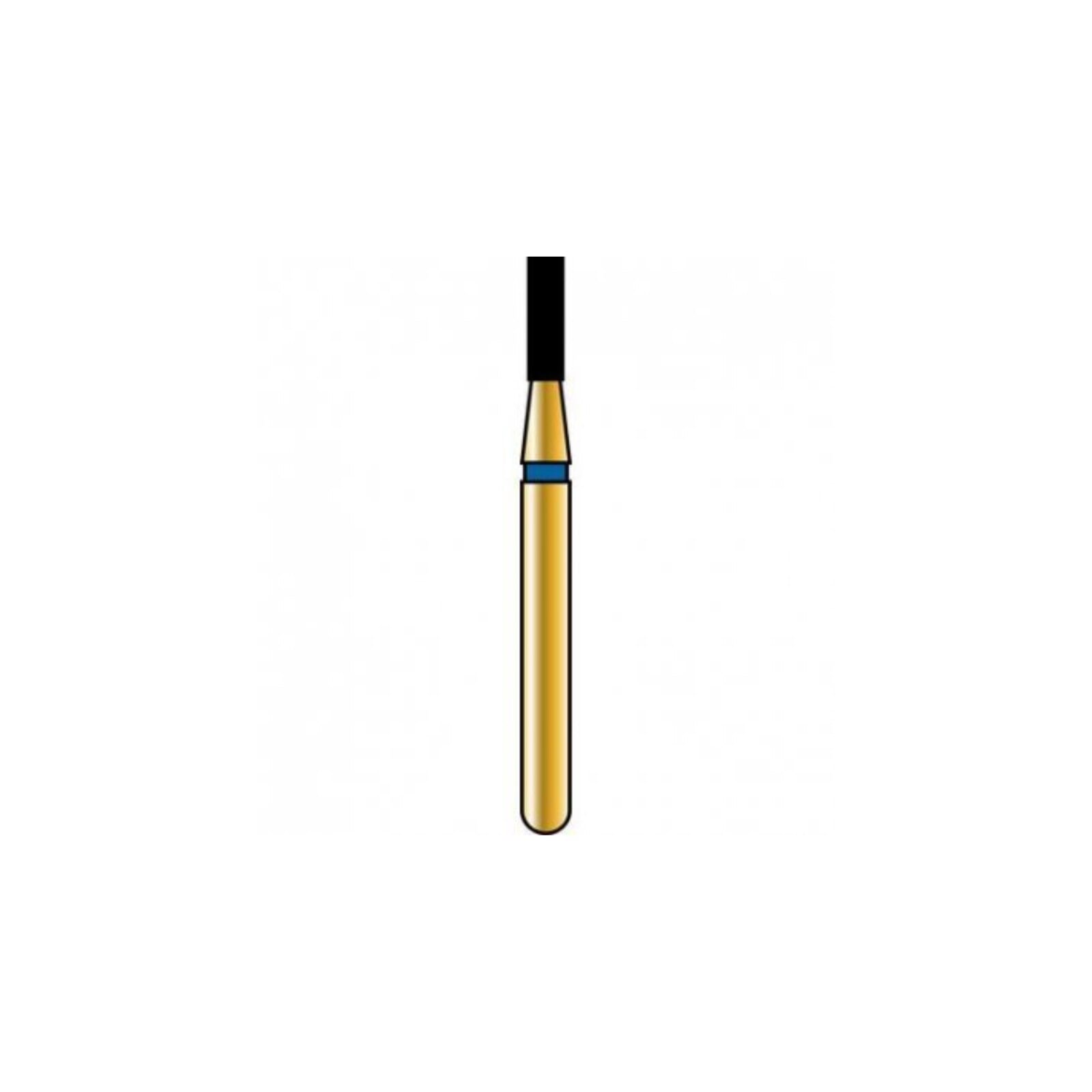 Alpen Multilayer Diamonds FG 835R-012 Coarse, Modified Shoulder Cylinder Diamond Bur, 5/Pk