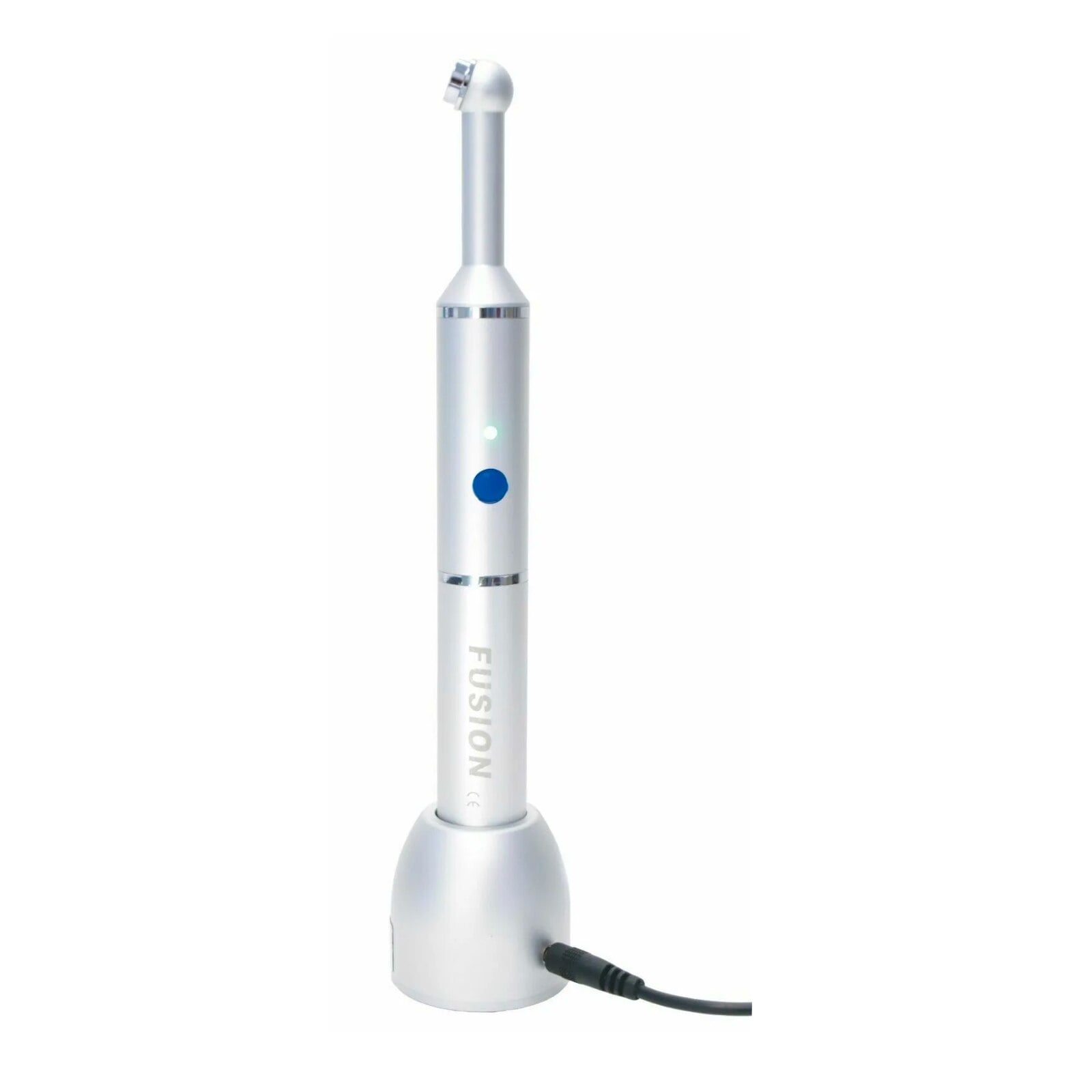 Dentlight Fusion S7 LED Curing Light System, Cordless, 1200 mW/cm², Silver, Kit with Charging Stand and Accessories