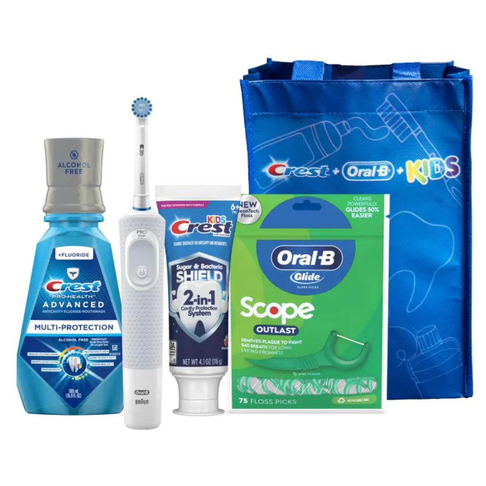 Oral-B Kids (6+) Rechargeable Electric Toothbrush Bundle with 2 Brush Heads and Charging Station