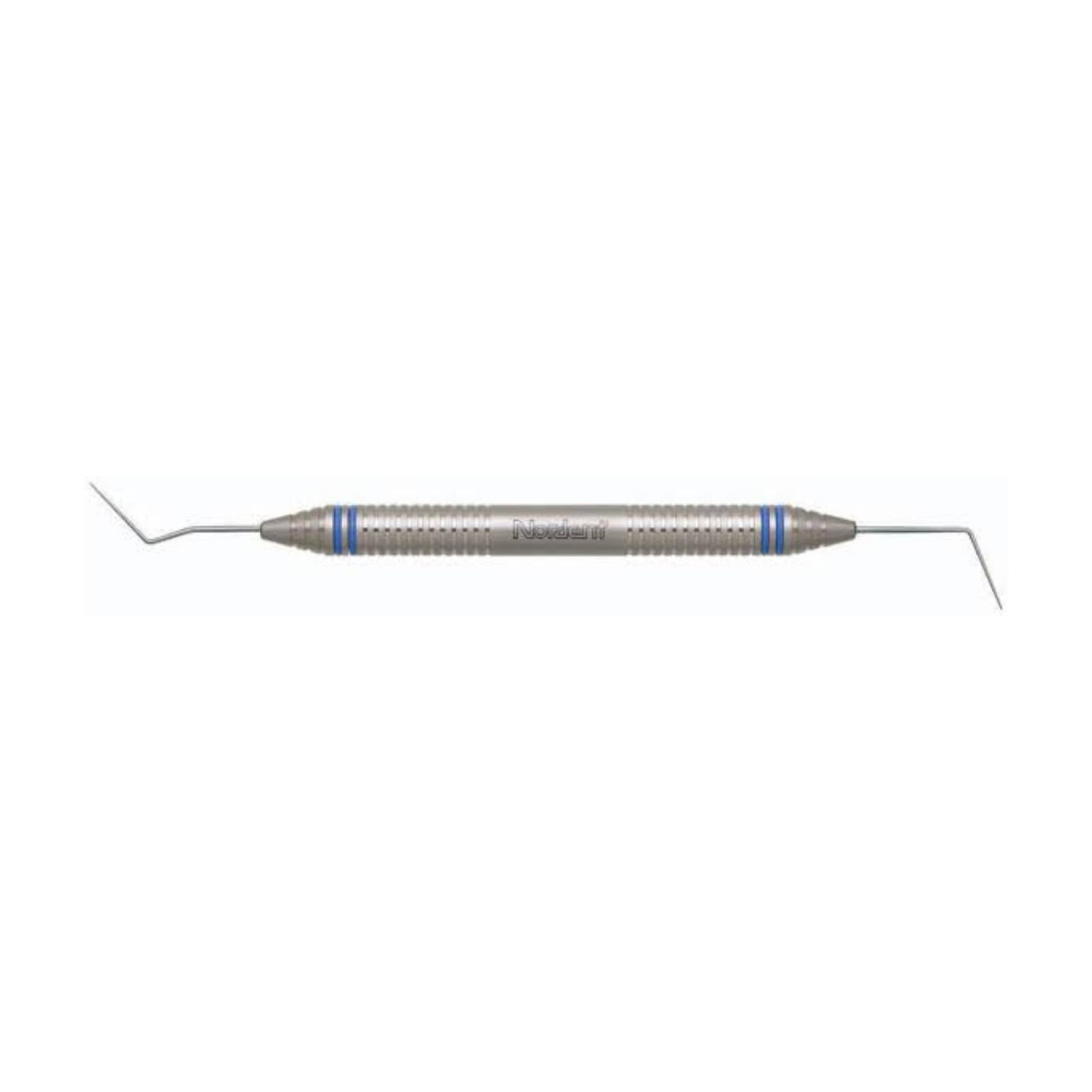 Nordent Composite Placement Instrument #54, Paddle/Acorn, Titanium Nitride Coated, Double End, DuraLite® ColorRings™ Handle, Stainless Steel