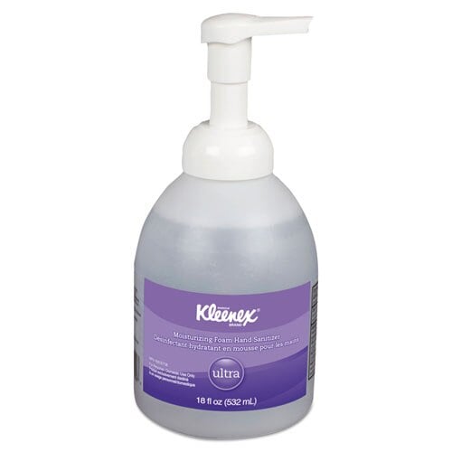 Kleenex Reveal Ultra Moisturizing Foam Hand Sanitizer, 18 oz Pump Bottle
