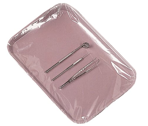 Pinnacle Tray Sleeve, Size A, 11-5/8" x 14-1/2", Clear Plastic, 500/Box, Model 3100-A
