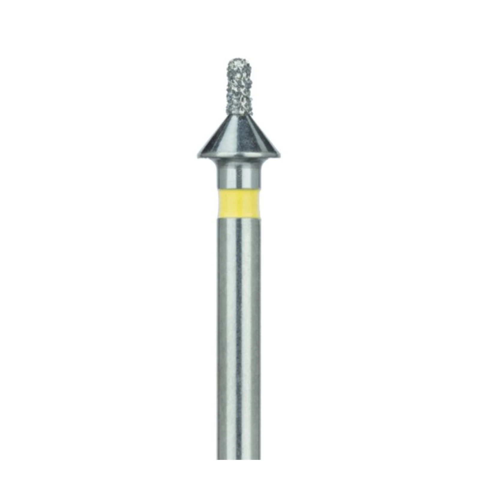 Meisinger Occlusal Reduction Diamond Bur FG 828Y-009-FG, Yellow Ring, 5/Pk