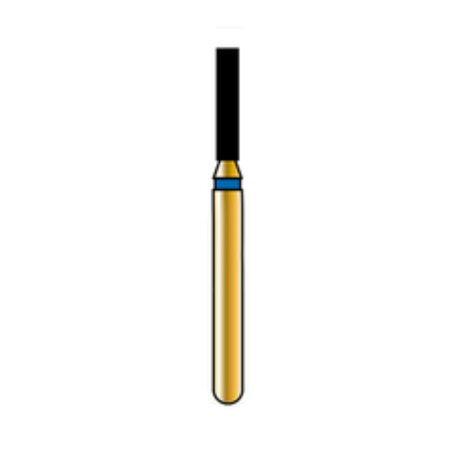 Alpen Multilayer Diamond Bur FG 836-012, Coarse Grit, Flat End Cylinder, 5/Pk