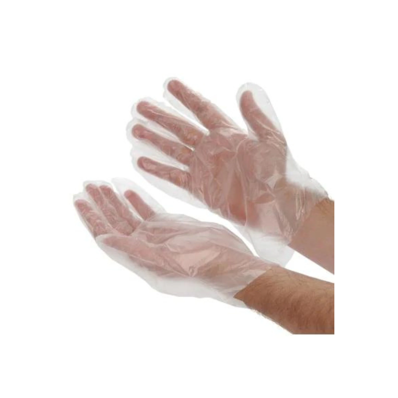 Plastic Over Gloves, Large, 100/Box