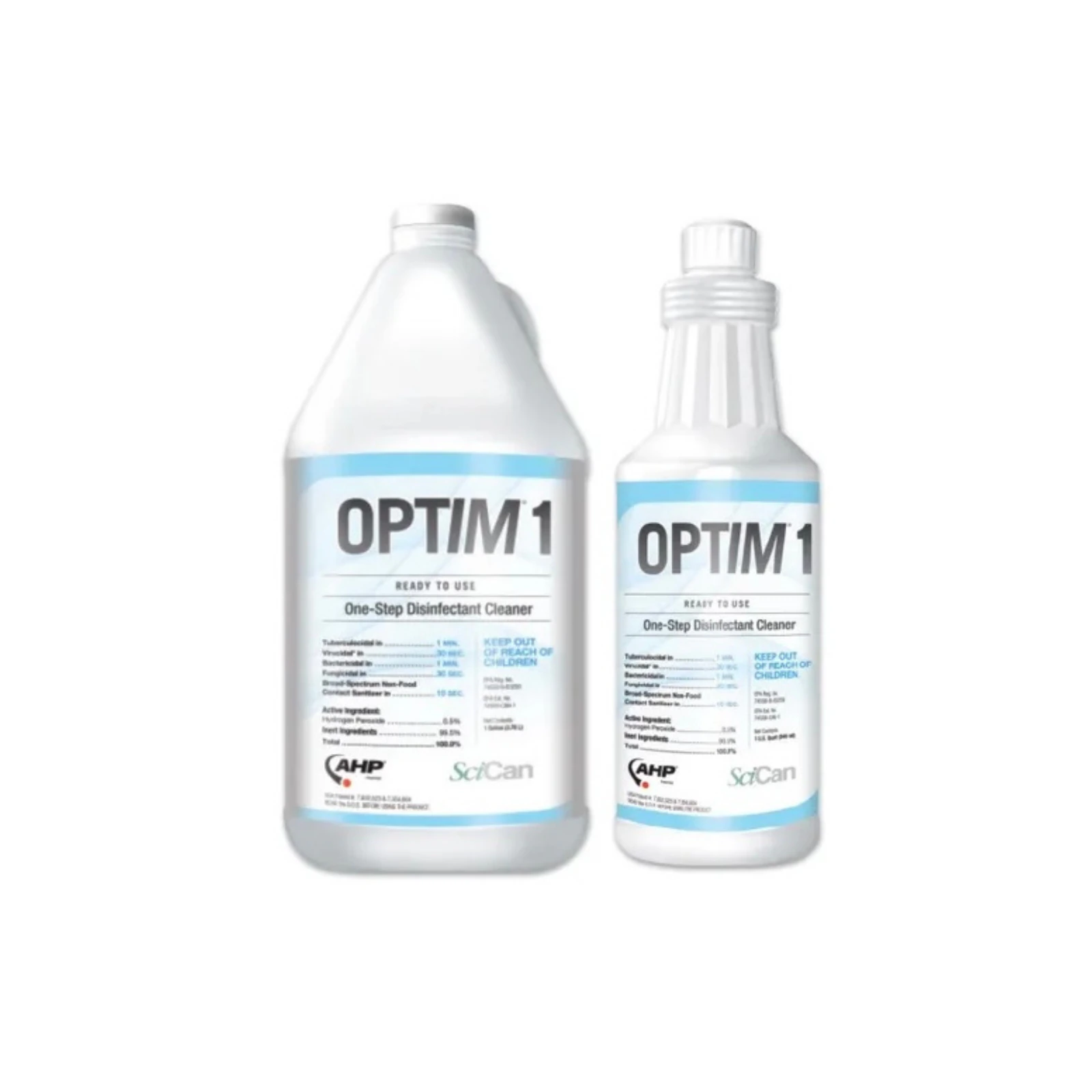 Optim 1 Disinfectant Cleaner, 1 Gallon Bottles, 4/Case