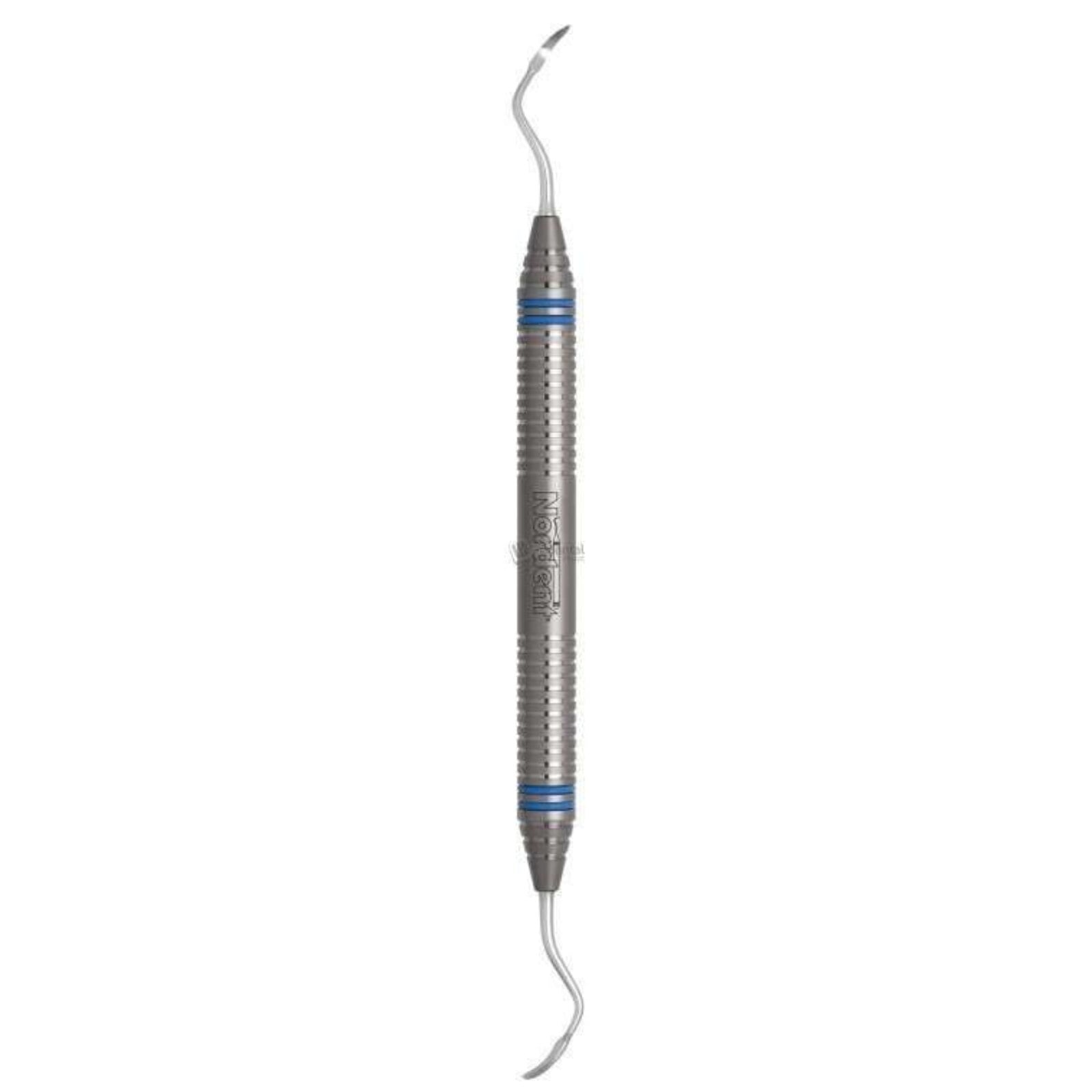 Nordent Classic Double-Ended Posterior Sickle Scaler, Crane Kaplan #6, DuraLite Round Handle