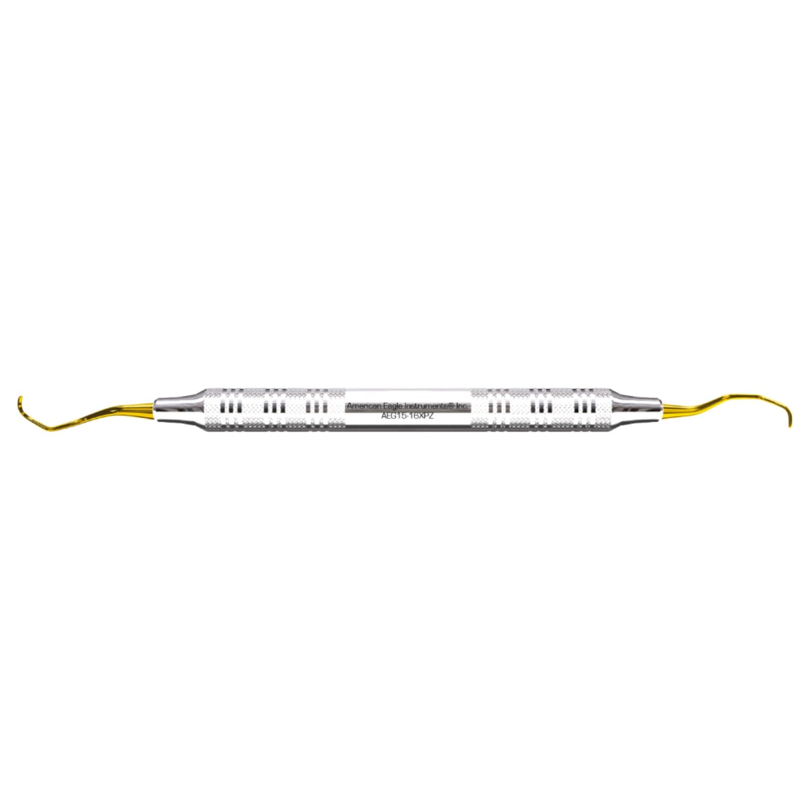 American Eagle Instruments Gracey 15-16 XP Curette, 3/8" EagleLite Stainless Steel Handle, Sharpen-Free, AEG15-16XPZ