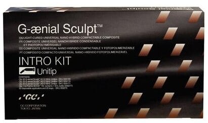 G-aenial Sculpt Unitip Introductory Kit (401100) - 60 Unitips (A1, A2, A3) + G-Premio Bond 5mL