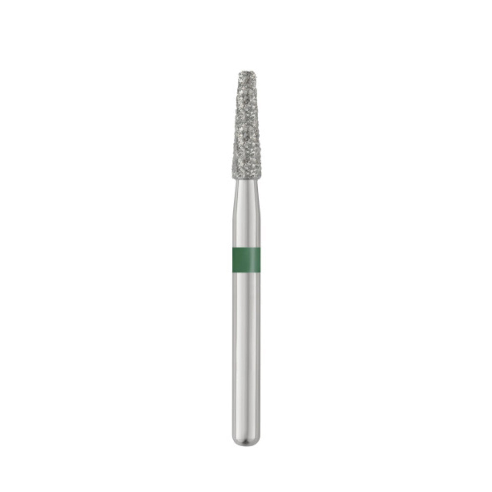 SS White Piranha Single-Use Diamond Bur, FG Flat End Taper, Coarse Grit, #846-018C, 25/Bx