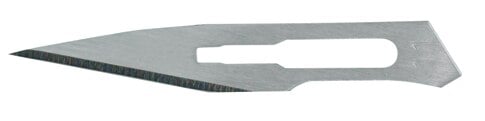Miltex Instrument Carbon Steel Sterile Surgeon Blades, #11, 100/Box