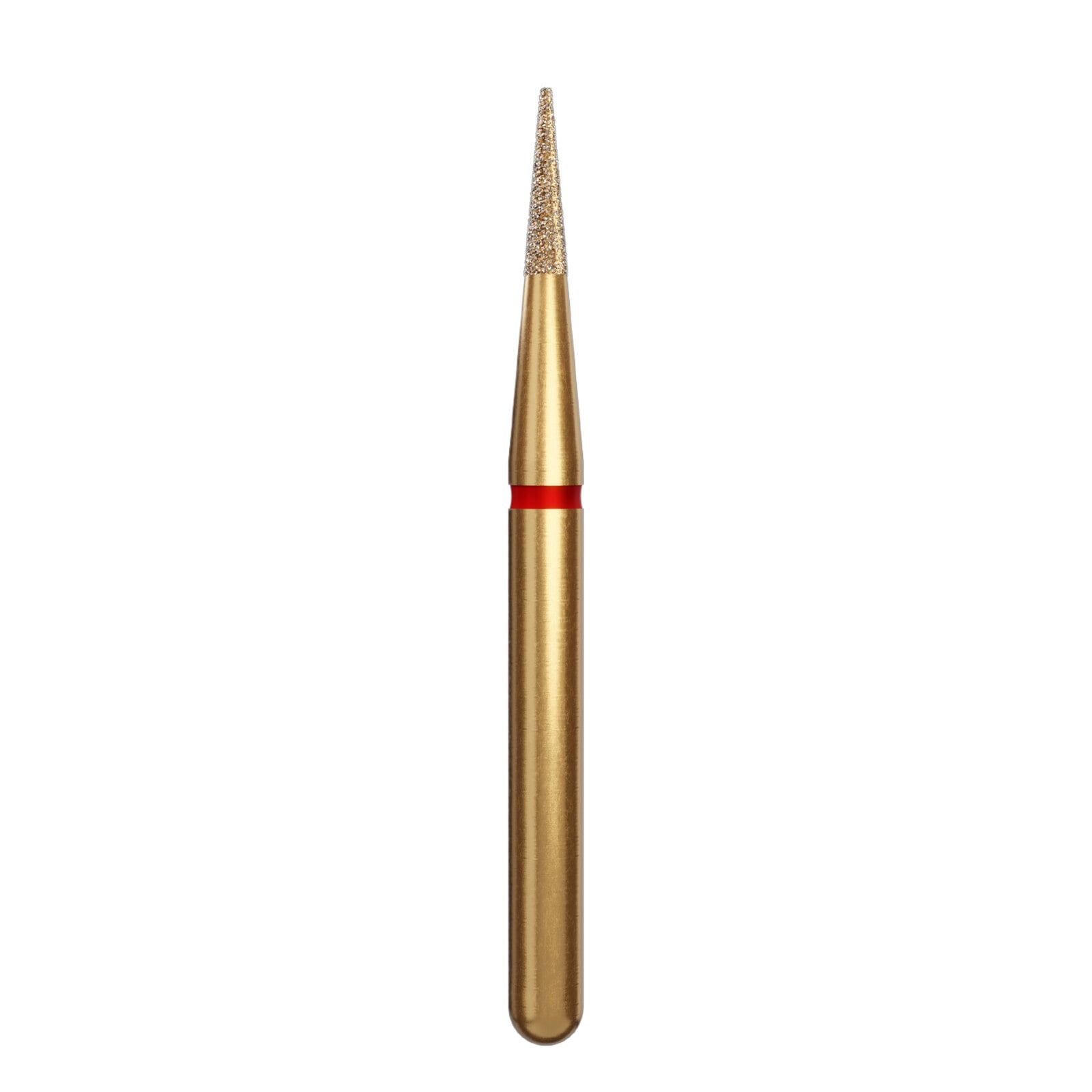 Alpen Diamond FG 133-010F Fine Grit Esthetic Finishing Bur, Friction Grip, 5/Pk