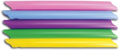 Plasdent Hi-Vac Oral Evacuator Tips, Assorted Neon Colors, Vented/Non-Vented, 100/Pkg, 8008C