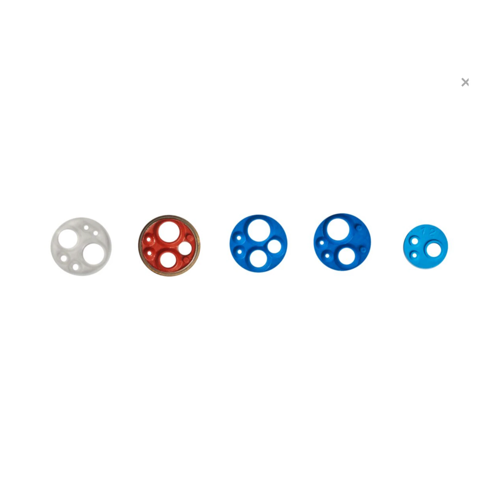 Midwest 6-Pin Coupler Gasket, Silicone, for Fiber-Optic Handpieces, 1 Each