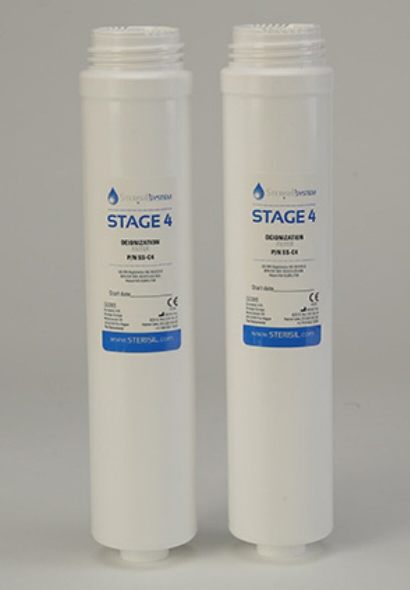 Sterisil G4 Replacement Deionization Cartridges, Stage 4, 2/Pk, SS-DI