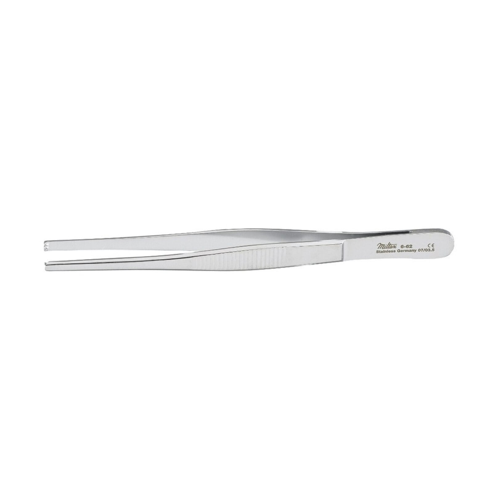 Miltex Instrument Tissue Forceps, 5 inch, 2x3 Teeth, Stainless Steel