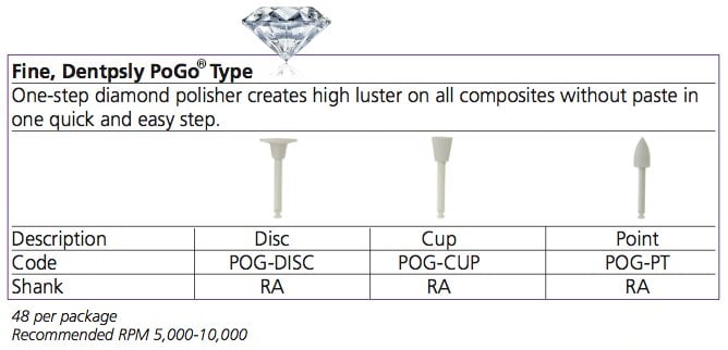 Single-Use Pogo Cup Composite Polisher, Fine, 48/Pk