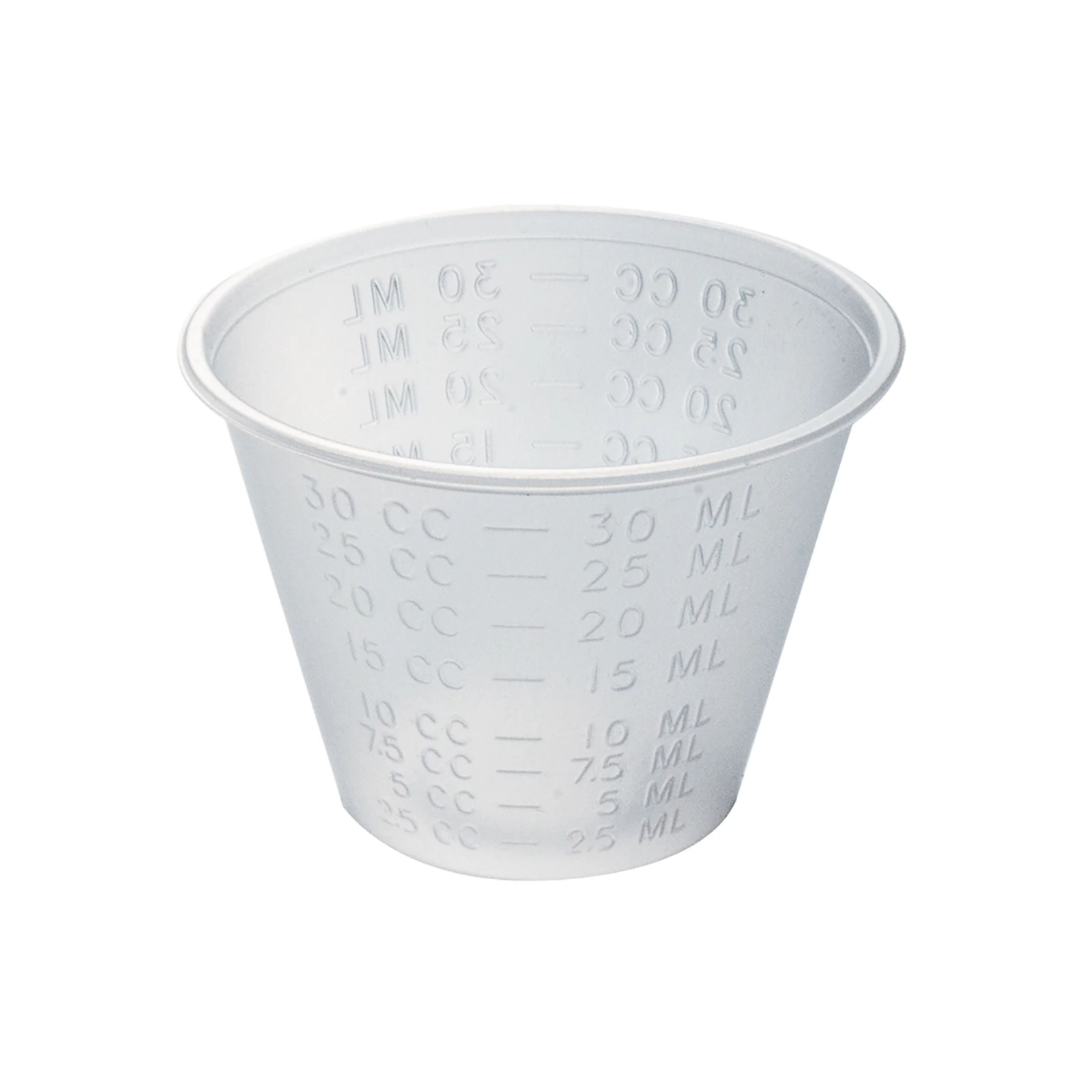 Dynarex Economy Medicine Cups, 1 oz, Translucent, 5000/Case