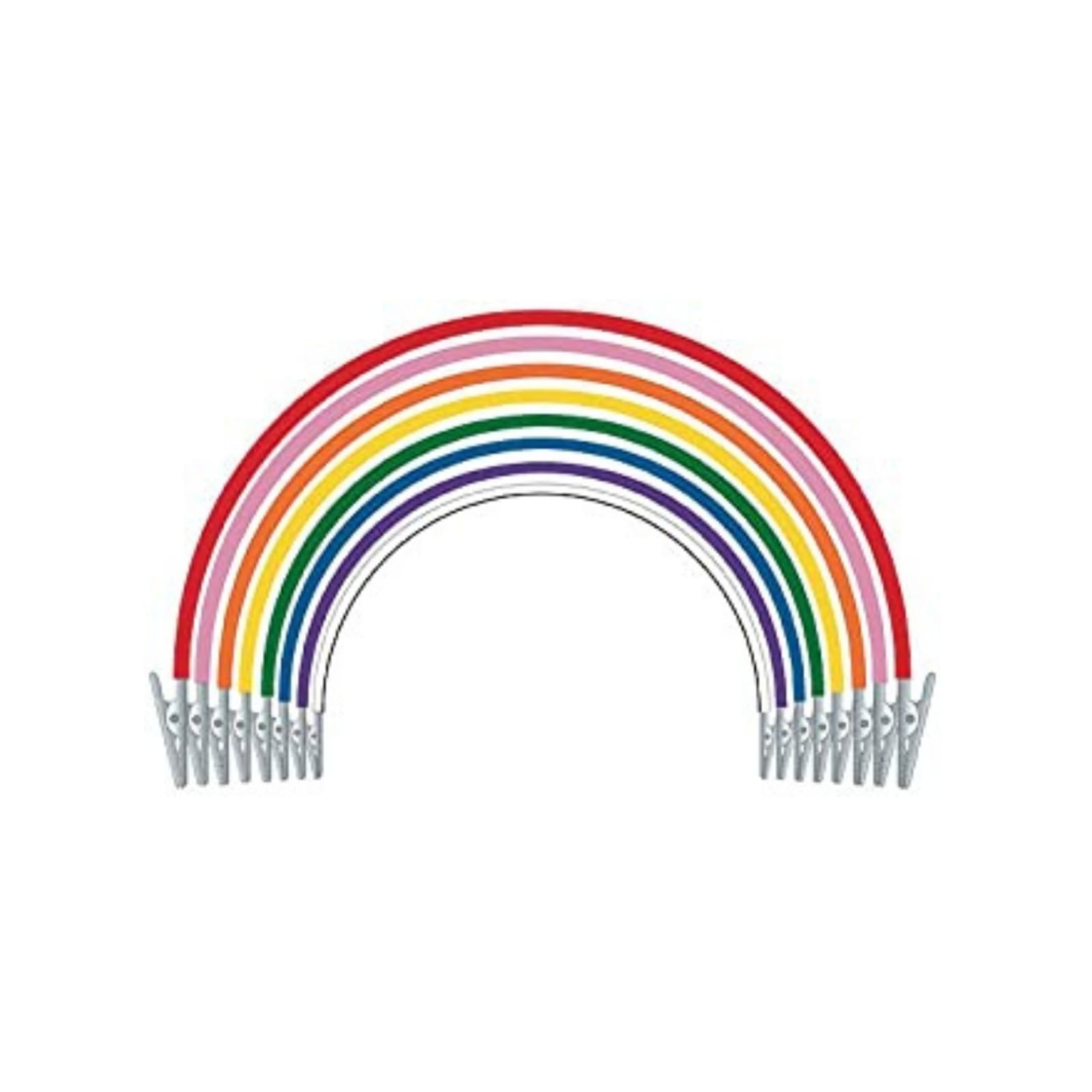 Super Bib Clips Assortment, Silicone, Autoclavable, 14", 8/Pk, 605290