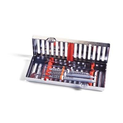 Hu-Friedy IMS® Signature Series® Exam Cassettes, 5 Instrument Capacity, 3" x 8" x 1.25", Red, IM6050