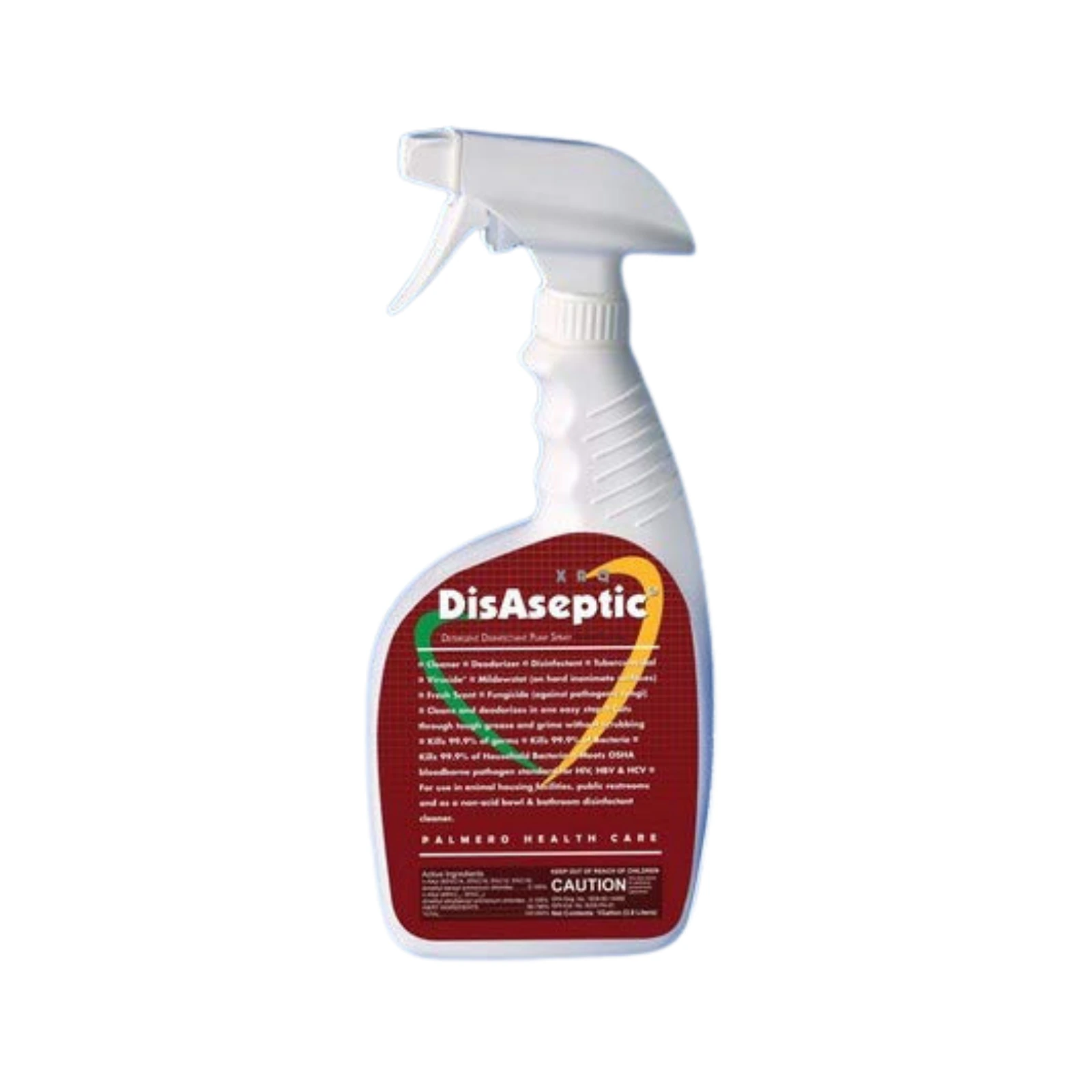 DisAseptic XRQ Surface Disinfectant Cleaner, Quart with Sprayer, EPA Registered