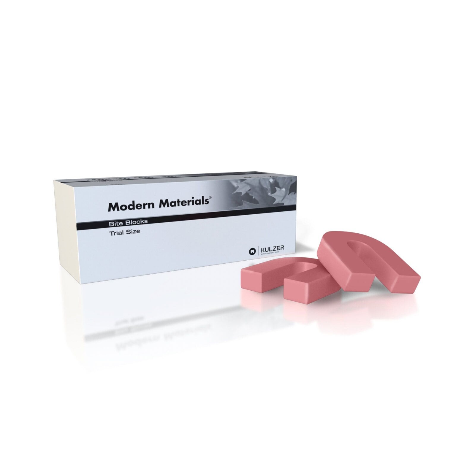 Modern Materials Hard Wax Bite Blocks, Pink, Laboratory Pack of 120, 50095892