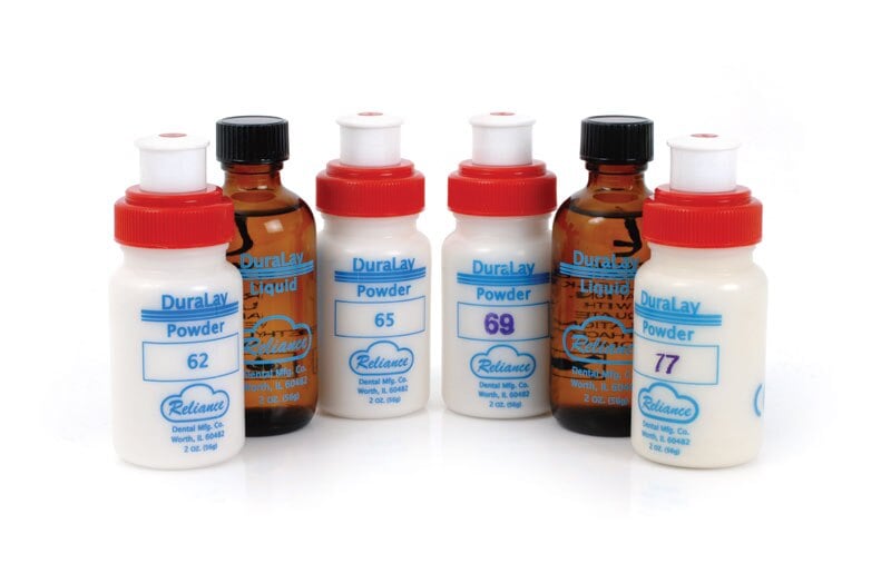 DuraLay Inlay Resin Powder, 2oz, Blue, Refill