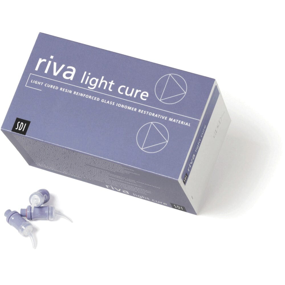 Riva Light Cure A1 Powder/Liquid Kit, Resin Reinforced Glass Ionomer, 15g Powder + 7.2ml Liquid, #8700501