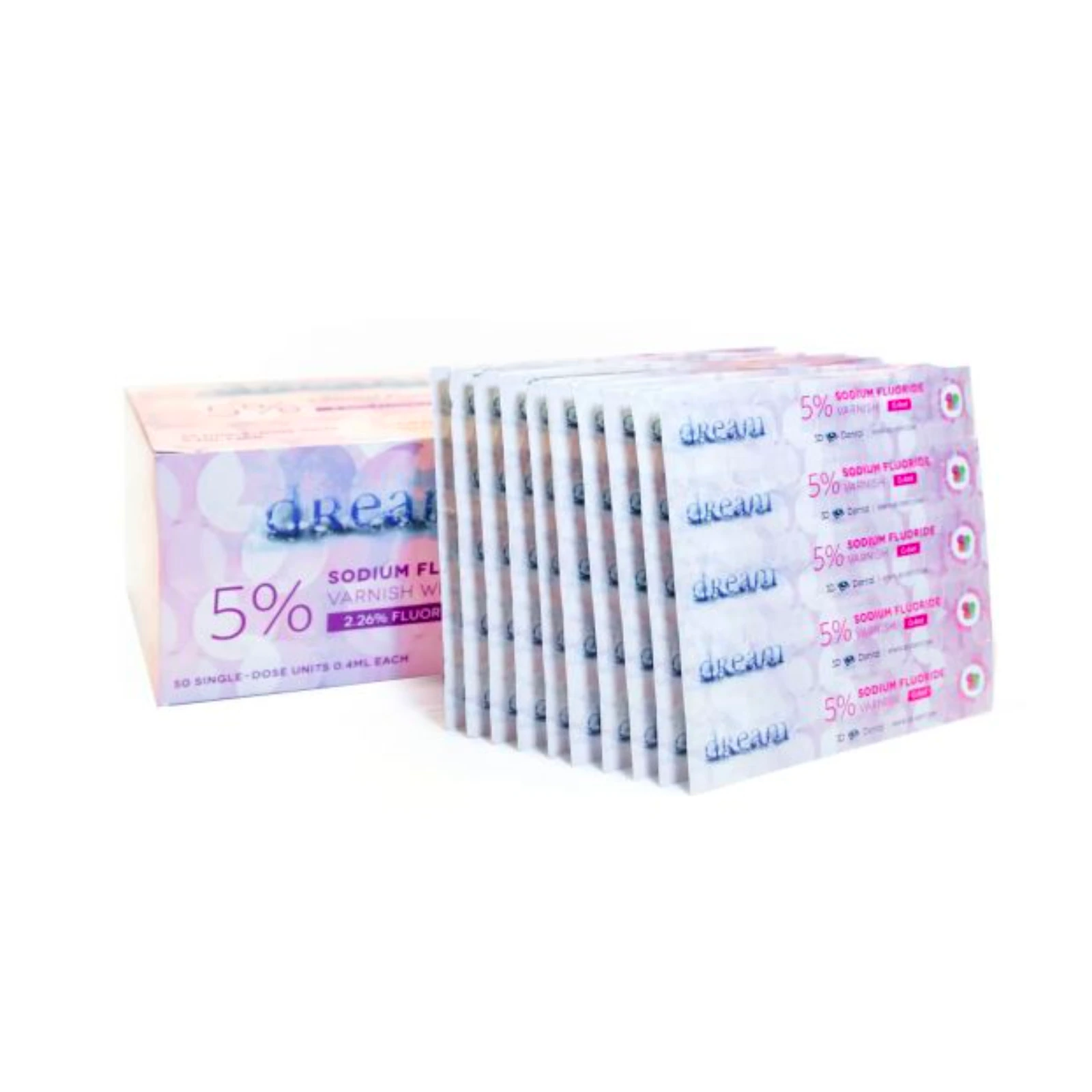 Dream Fluoride Varnish, 0.40 mL Unidose, Caramel, 50/Pk