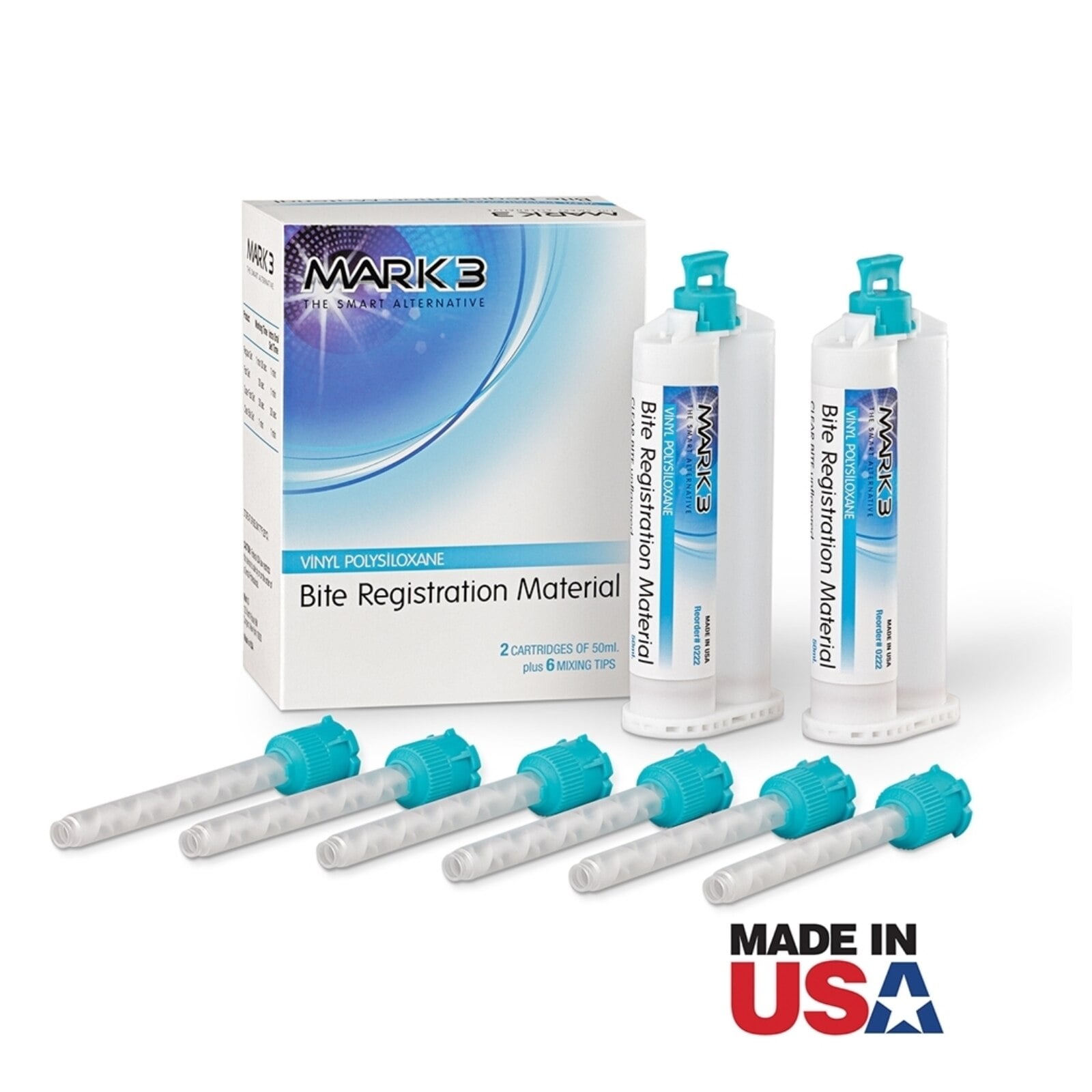 MARK3 Bite Registration Material, Super Fast Set, 2/Pk