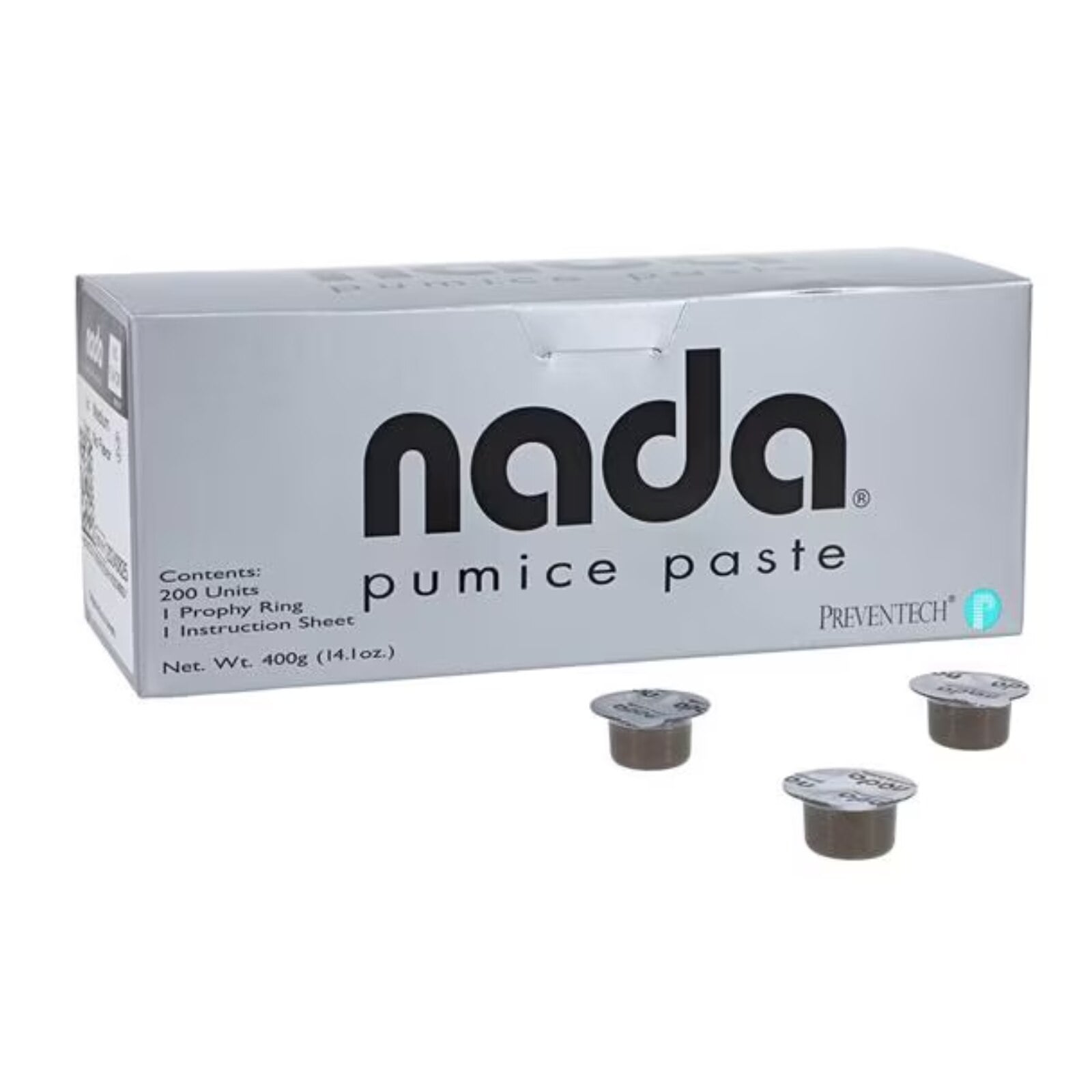 NADA Coarse Pumice Paste, Fluoride-Free Prophy Paste, 200/Bx