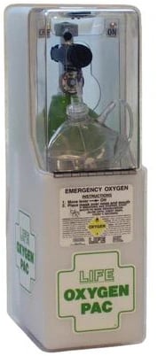 Life SoftPac 6 LPM Fixed-Flow Oxygen Unit, 40-Minute Capacity