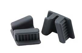 Mouth Props Rubber Dark Gray Small-Child, 2/Pk