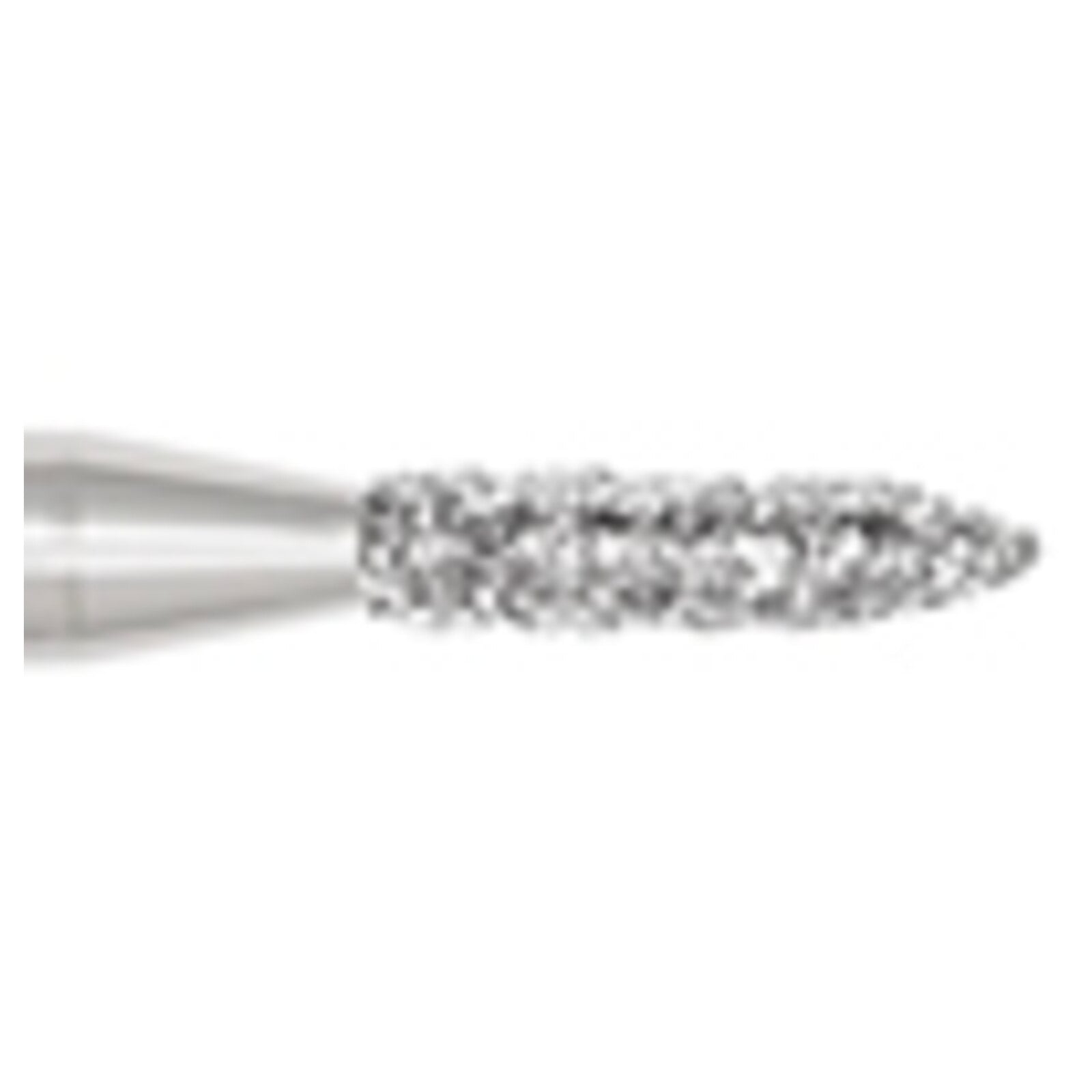 SS White Revelation Diamond Bur, Ultra Fine, Flame Shape, Friction Grip, #860-012-UF, 1.2 mm Diameter, 5/Pkg