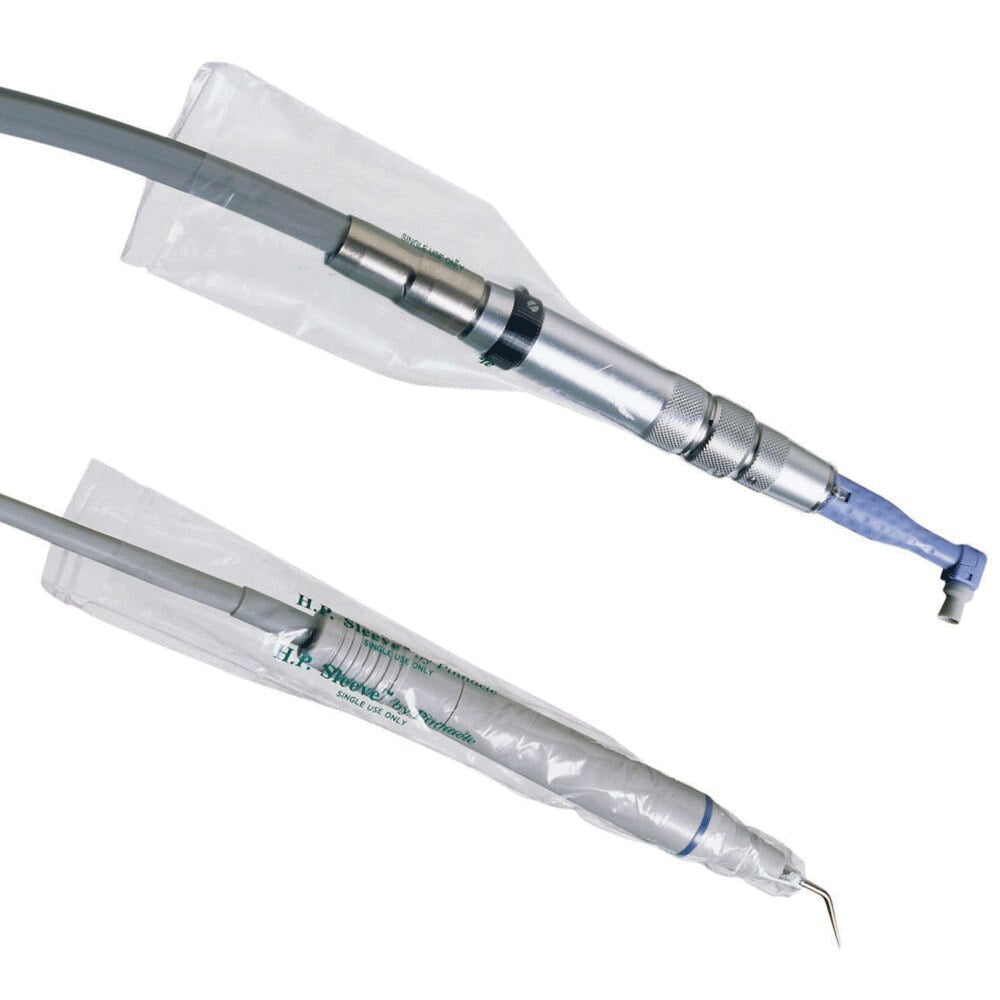 Handpiece Sleeve, Low-Speed, 1.5" x 8", 500/Box