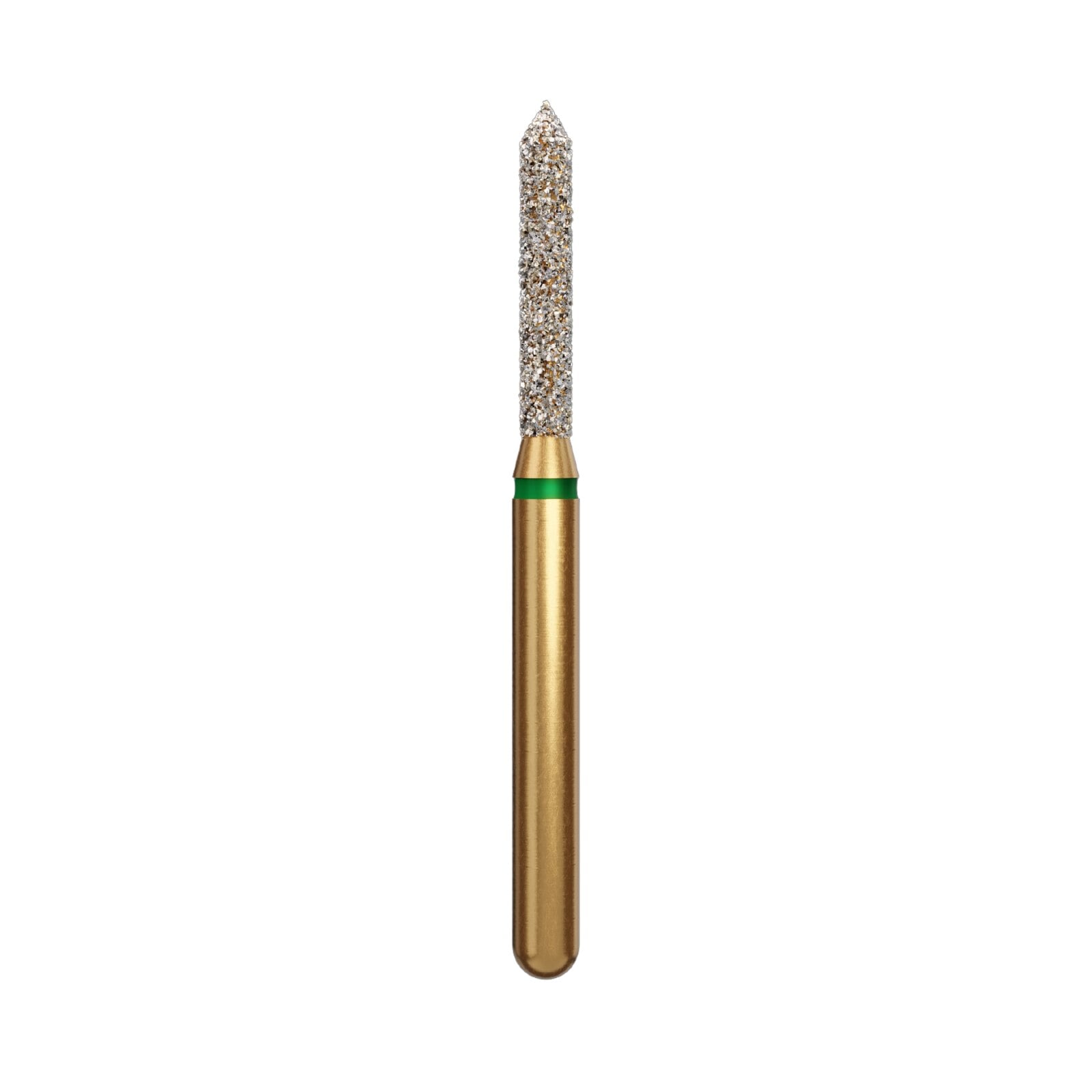 Alpen Multi-Use Diamond FG #885.014 Beveled Cylinder, Super Coarse (Green/Black), 1.4mm Diameter, 8.0mm Length, 5/Pkg