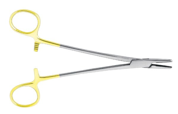Mayo-Hegar Needle Holder, 7" Carbide Insert, Stainless Steel