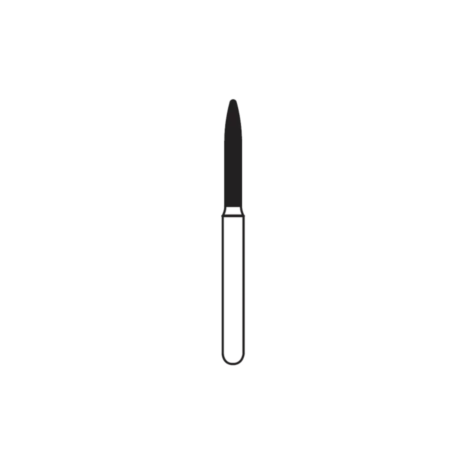 Premier Dental Solo Diamond FG Single Use Bur, 1512.8C, 25/Bx