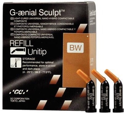 G-aenial Sculpt Unitip Refill, BL White, 10/Pk
